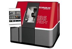 Schaublin Machines, HIGH PRECISION LATHE WITH EXCEPTIONAL CHARACTERISTICS, 136-4AX-CNC